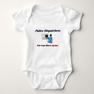 Polizei-Fahrdienstleiter Baby Strampler