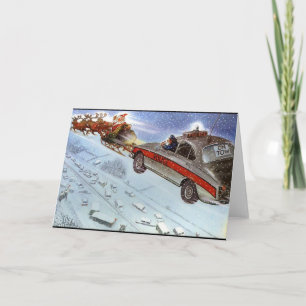 Polizei Feiertagskarte