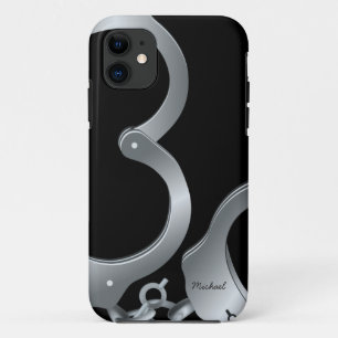Polizei fesselt iPhone 5 Fall mit Handschellen Case-Mate iPhone Hülle