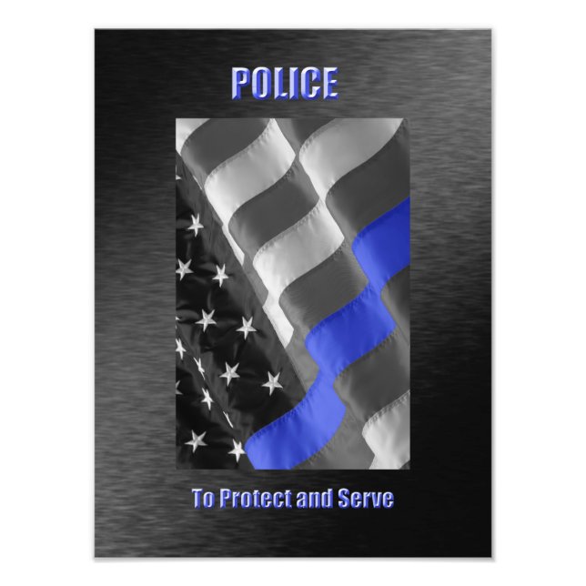 Polizei Fotodruck (Vorne)