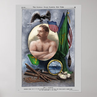 Polizei Gazette Poster Sullivan