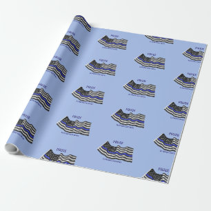 Polizei Geschenkpapier