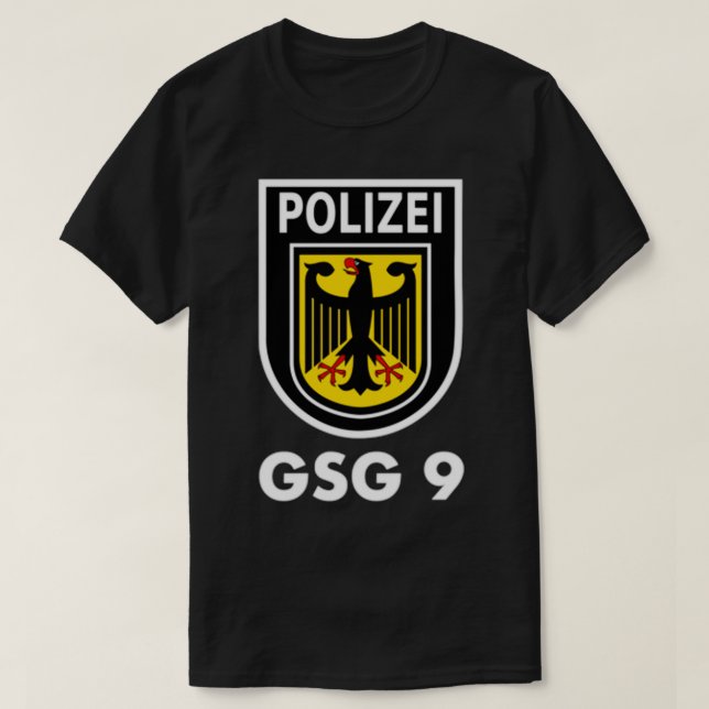 Polizei GSG 9 Bundespolizei T-Shirt (Design vorne)