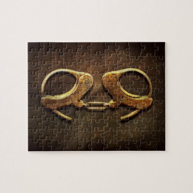 Polizei - Handschellen sind nicht immer schlecht Puzzle (Horizontal)