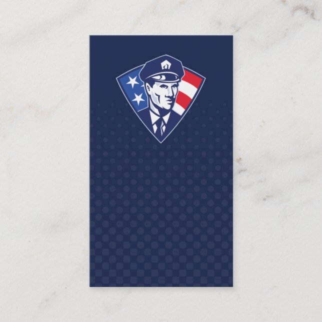 Polizei-Hilfssheriff-Gesetzesvollstreckunggeschäft Visitenkarte (Vorderseite)