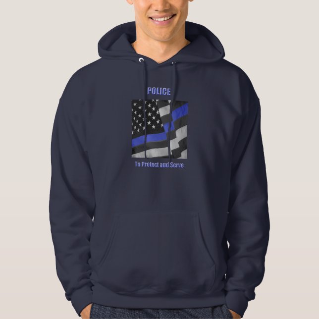 Polizei Hoodie (Vorderseite)