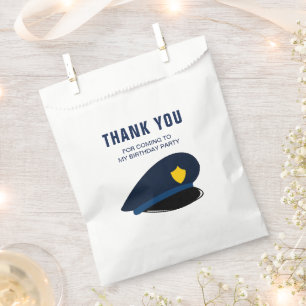 Polizei Hut Geburtstagsfeier Geschenktütchen