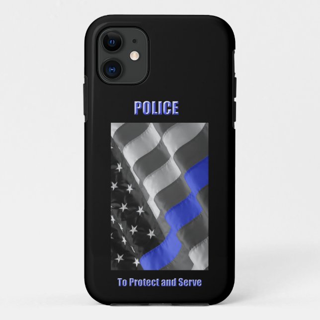 Polizei iPhone / iPad Fall Case-Mate iPhone Hülle (Rückseite)