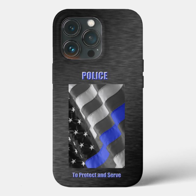 Polizei iPhone / iPad Hülle (Rückseite)