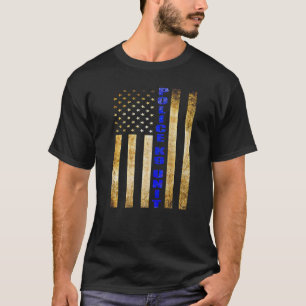 Polizei K9 Referatsleiter Polizist Deutscher Schäf T-Shirt