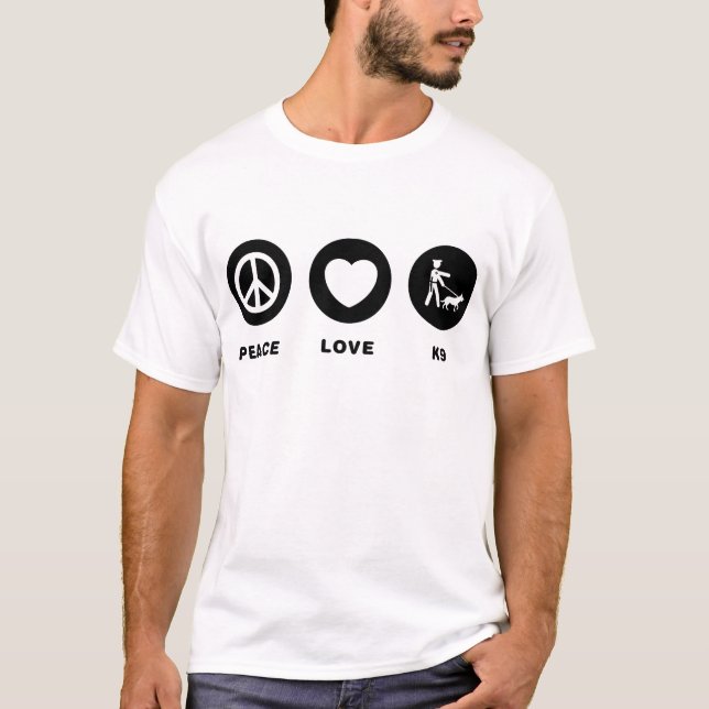 Polizei K9 T-Shirt (Vorderseite)