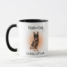 Polizei K9 Tasse Kaffee Funny Pawtrol Einheit