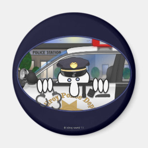 Polizei Kilroy Magnet
