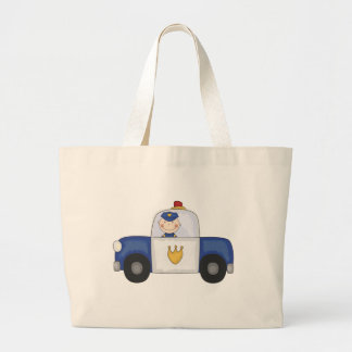 Polizei-Kreuzer-T - Shirts und Geschenke Jumbo Stoffbeutel