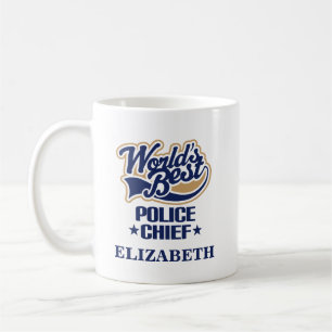 Polizei-Leiter-personalisiertes Tassen-Geschenk Kaffeetasse