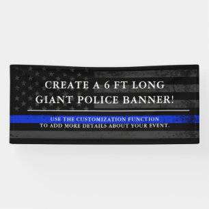 Polizei meinte die dunkle Flagge Amerikas Hintergr Banner