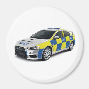Polizei Mitsubishilancer evo Magnet