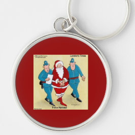 Polizei Navidad: Santa's war sehr schlecht Schlüsselanhänger