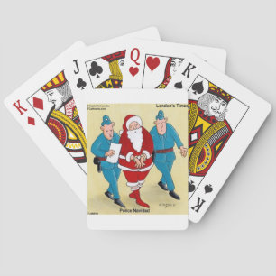 Polizei Navidad: Santa's war sehr schlecht Spielkarten