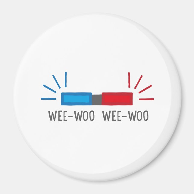 Polizei oder AmbulanzSiren Magnet (Vorne)