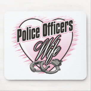 Polizei-Offizier-Ehefrau Mousepad