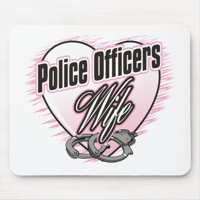 Polizei-Offizier-Ehefrau Mousepad (Vorne)