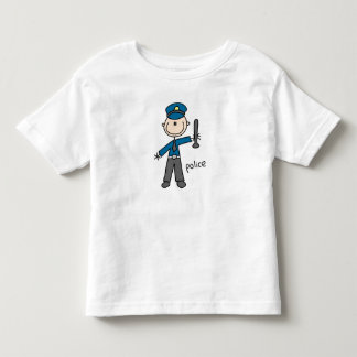 Polizei-Offizier-Strichmännchen Kleinkind T-shirt