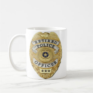 Polizei pensionierte Tasse