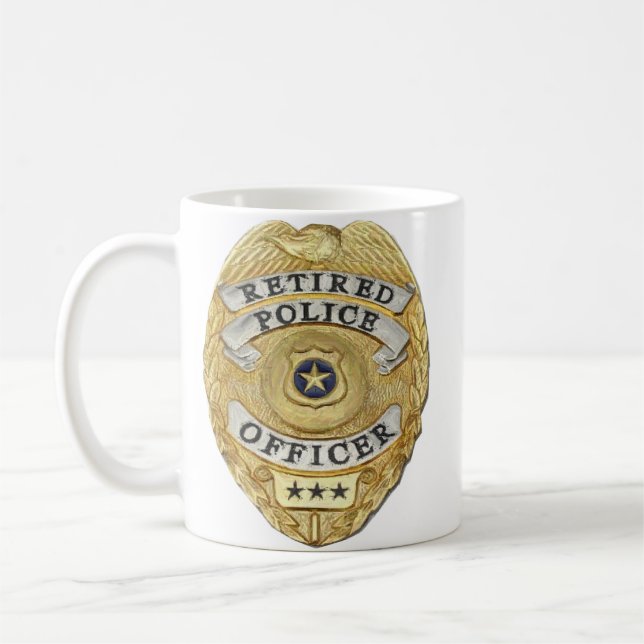 Polizei pensionierte Tasse (Links)