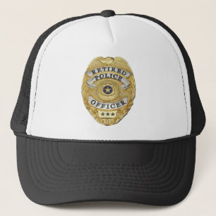 Polizei pensionierter Hut Truckerkappe