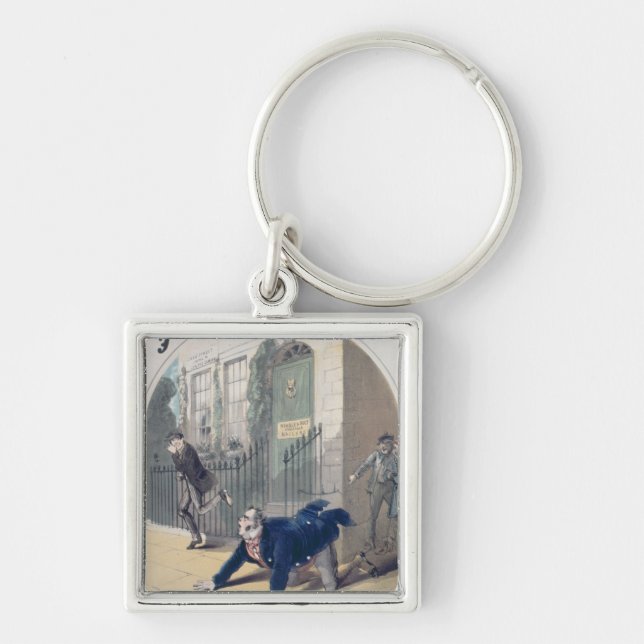 Polizei! Polizei! Lied-Bucheinband, c.1865 Schlüsselanhänger (Vorne)