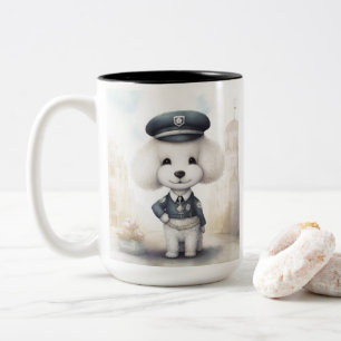Polizei Polizei...Recht und Ordnung Zweifarbige Tasse