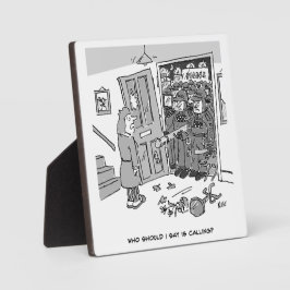 Polizei Raid a Property - Funny Police Theme Fotoplatte