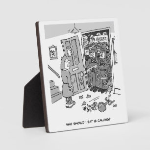 Polizei Raid a Property - Funny Police Theme Fotoplatte