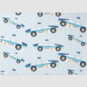 Polizei-Serien-Design 7 Seidenpapier
