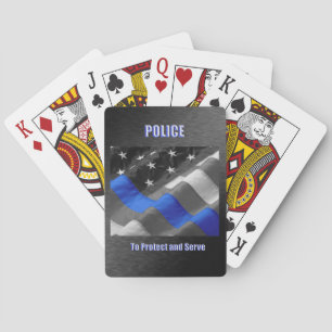 Polizei Spielkarten