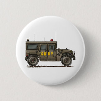 Polizei-SWAT-Team-Hummer-Gesetzesvollstreckung Button