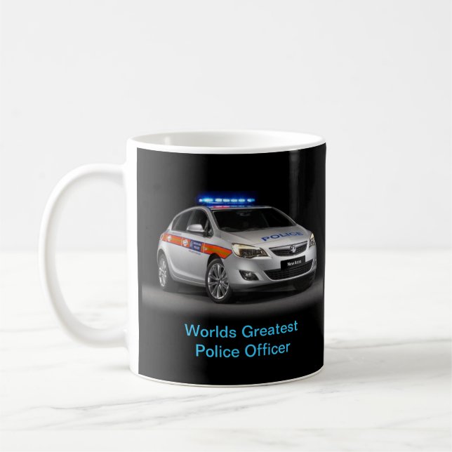 Polizei-Tasse Kaffeetasse (Links)