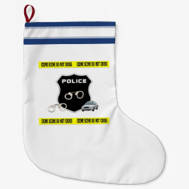 Polizei-Tatort Großer Weihnachtsstrumpf