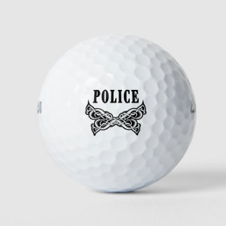 Polizei Tattoo Golfball