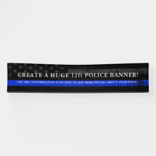 Polizei themenorientierte USA-Flagge besonders Banner