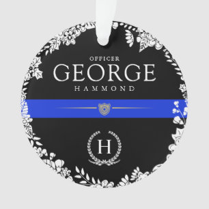 Polizei-themenorientiertes kundenspezifisches ornament