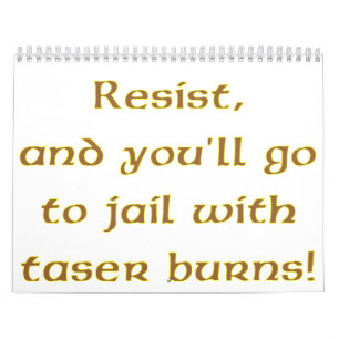 Polizei trägt ein kalender