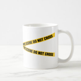 Polizei-Verbrechen-Szenen-Kaffee-Tasse 2 Tasse