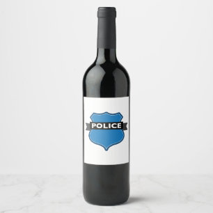 Polizei Weinetikett