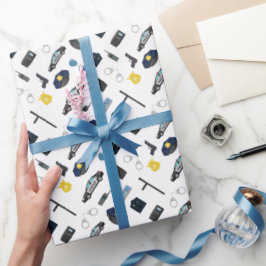 Polizei-Wrap-Papier, Geschenkpapier für die Strafv