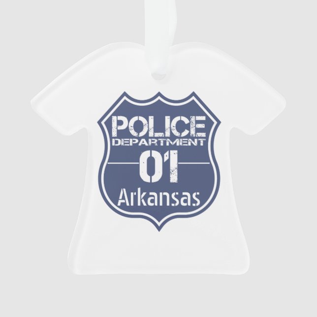 Polizeiabteilung Arkansas Schild 01 Ornament (Vorderseite)