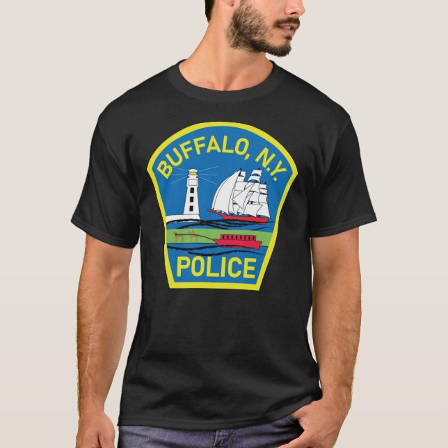 Polizeiabteilung Buffalo Klassischer T - Shirt (Vorderseite)