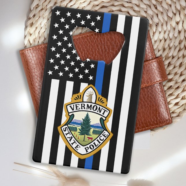 Polizeiabteilung Durchsetzung des Logo-Gesetzes Geldbeutel Flaschenöffner (Von Creator hochgeladen)