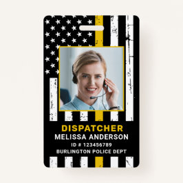 Polizeiabteilung für kundenspezifisches Foto 911 A Ausweis